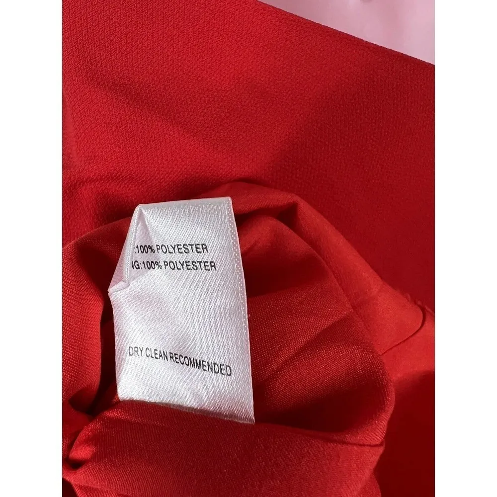 Ali & Jay Bohemian Rhapsody Red Cut Out Maxi Dress Gown Semi Formal Party - Image 8