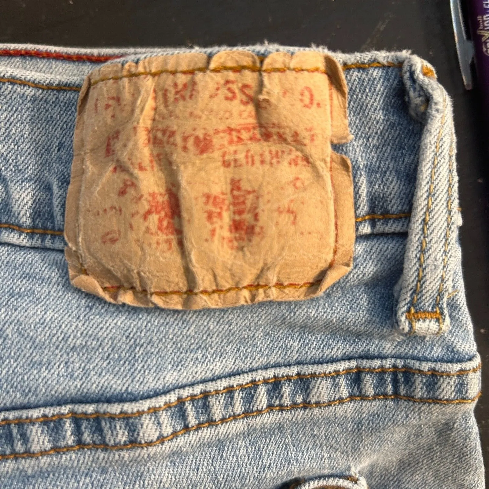 Levis‎ 550 Bootcut Jeans Blue 12 Long - Image 5