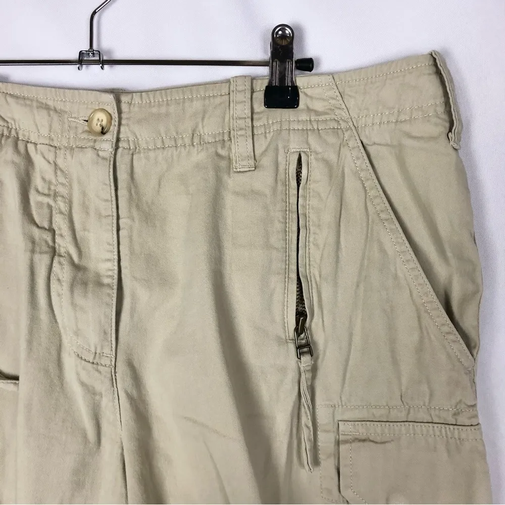 Michael Michael Kors Light Khaki Cargo Bermuda Shorts 12 - Image 3