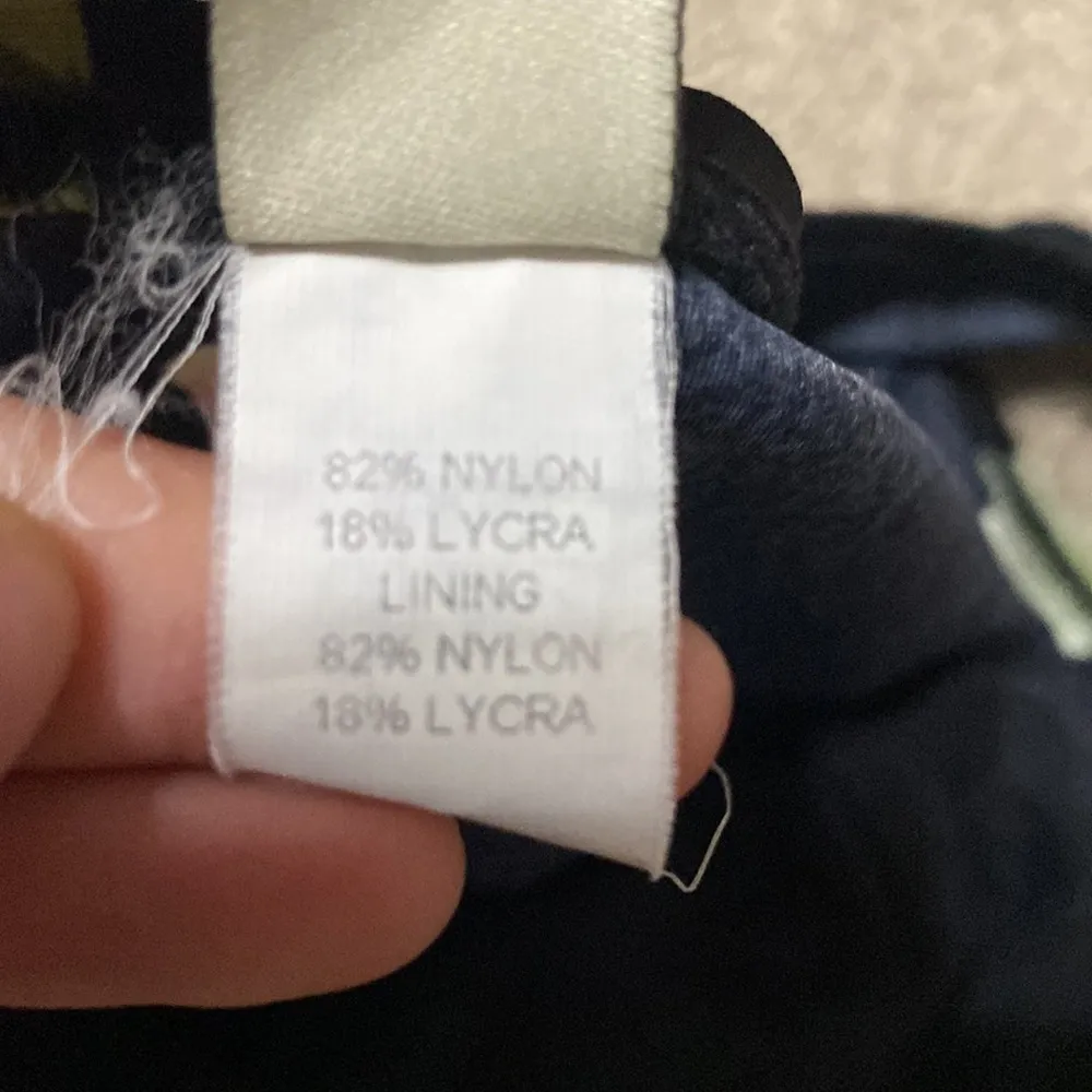 Tommy Bahama Floral High Leg Full Coverage Bikini Bottom Size 14 - Image 3