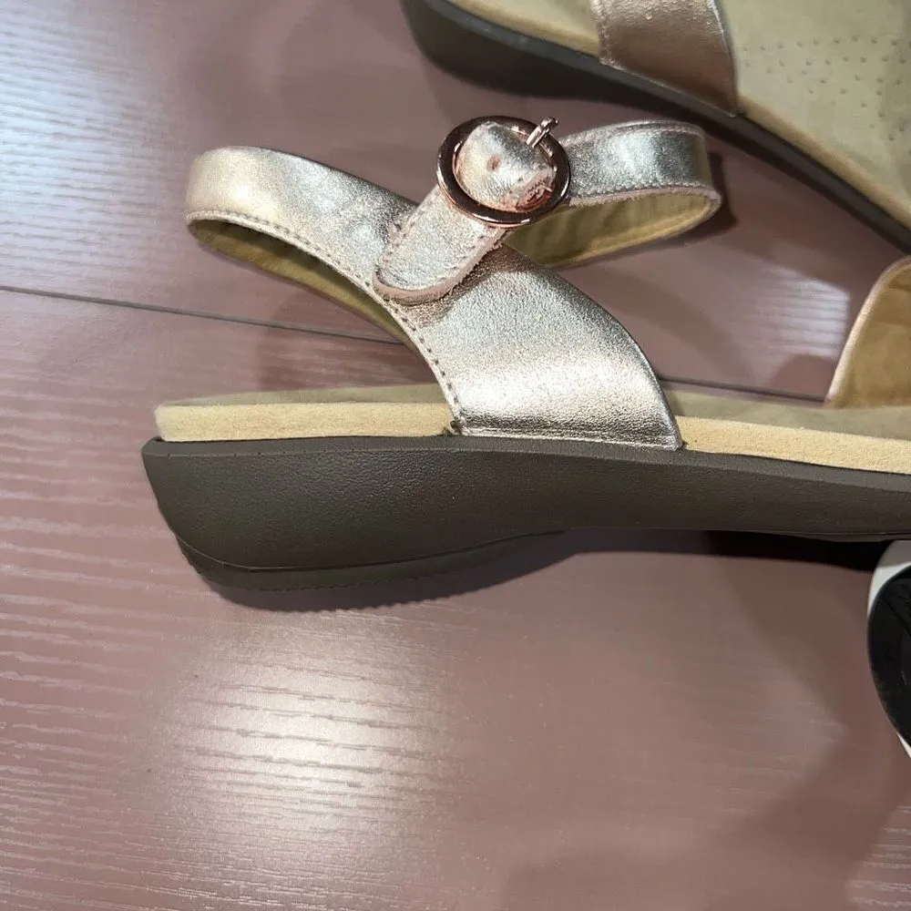 Hotter Women's Tropic Sling Back Sandals Rose Gold Pink Size undefined - Image 4