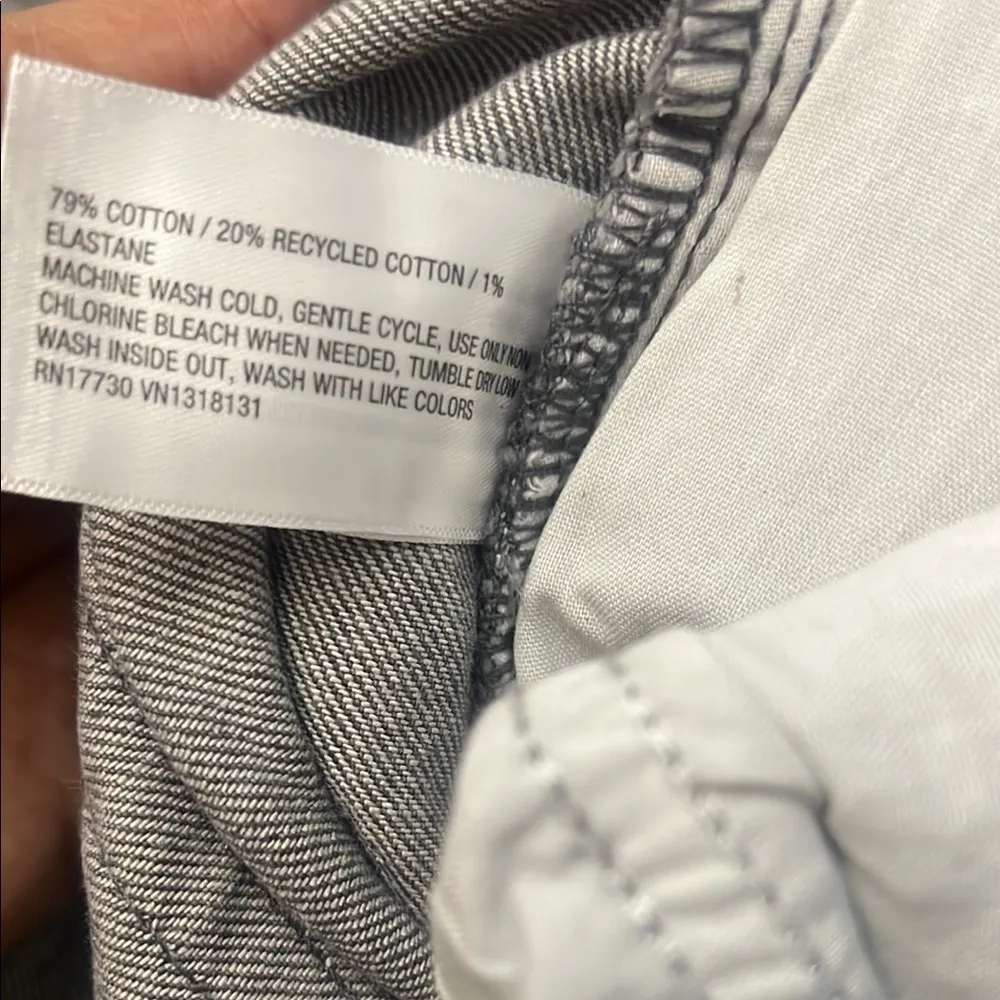 New 10 - Wild Fable High Rise Baggy Jeans Denim Wide Leg Silver Metallic Wash - Image 7