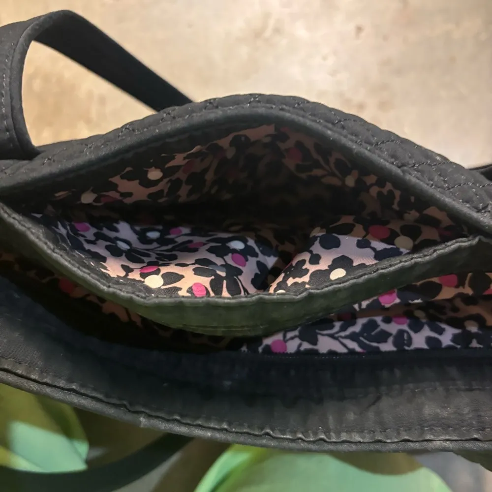 Vera Bradley Quilted black tote bag - Image 6