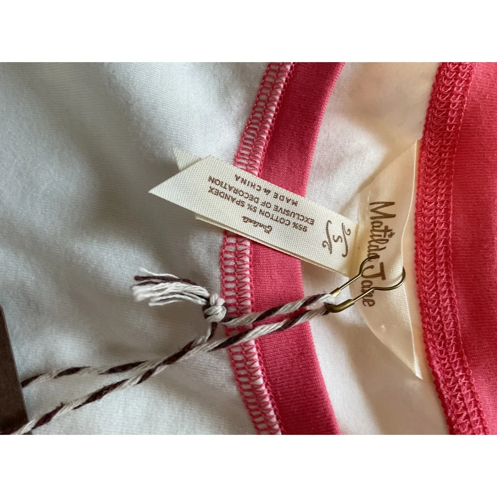 Matilda Jane Live Life Full of Wonder Raglan Shirt Girls Floral Sleeve Top Small - Image 9