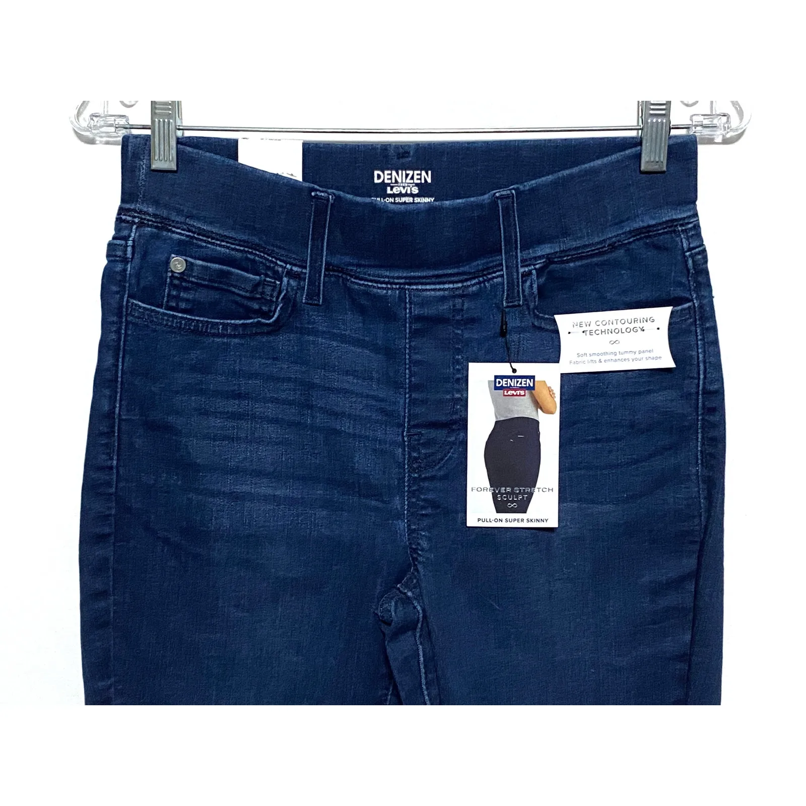 Denizen Levis Pull On Super Skinny Jeans Womens 6 W28 Forever Stretch Sculpt NWT - Image 3