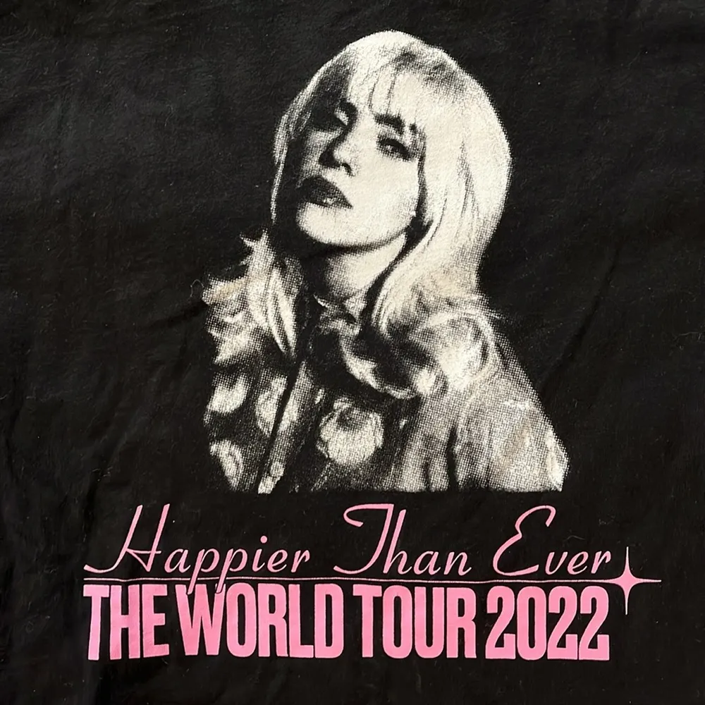 Billie Eilish Happier Than Ever Tour 2022 Graphic T - Image 2