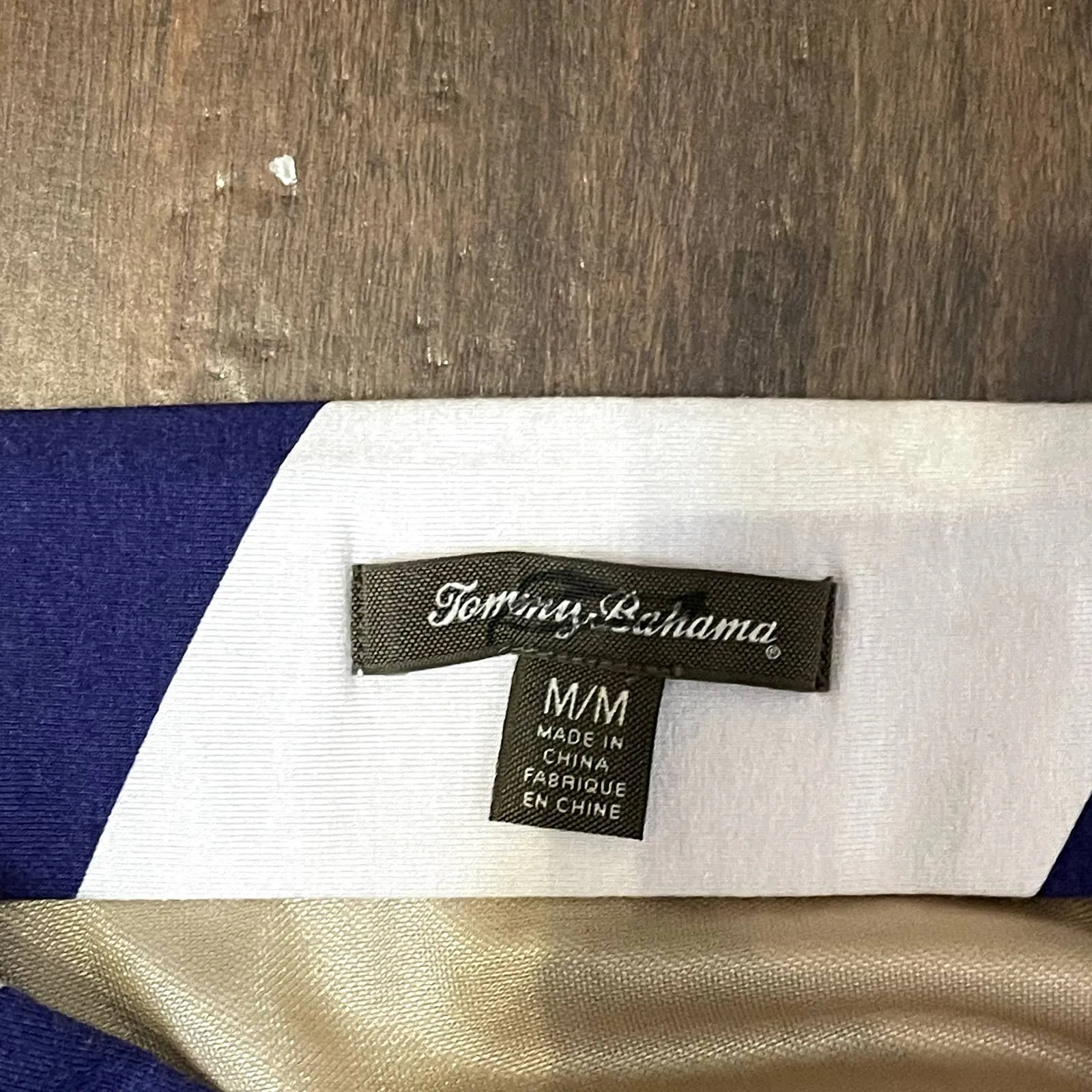 Tommy Bahama Skirt Size‎ Medium Blue White Striped Stretch Lined Womens 34X37.5 - Image 6