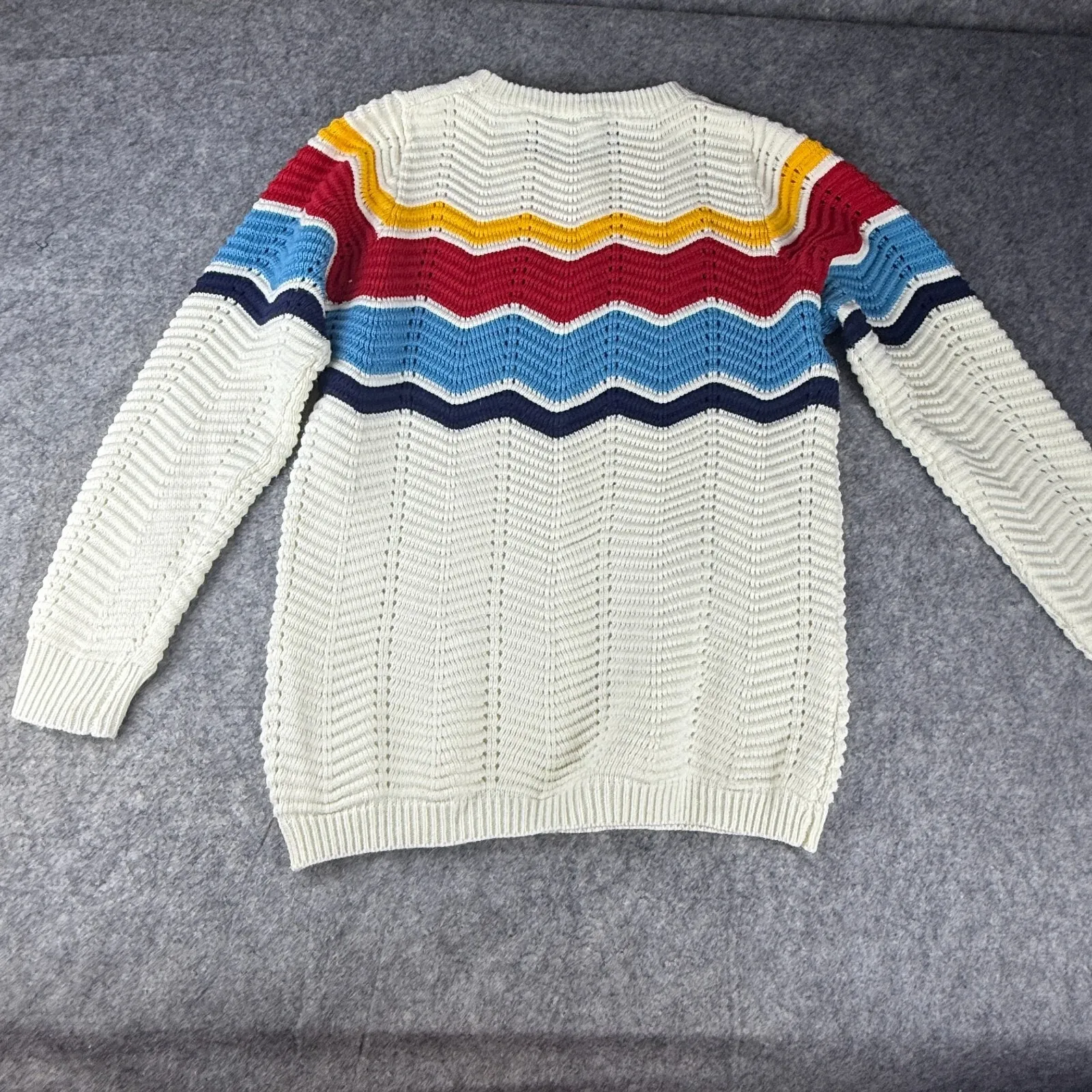 Sweet Claire Light Sweater Rainbow Stripe Size‎ M Knit Pullover Adventuretime PB - Image 3