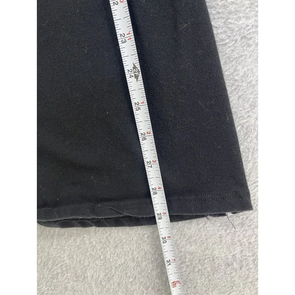 Brandy Melville Women's Tank Dress Solid Black One Size Mini Scoop Neck Cotton - Image 7