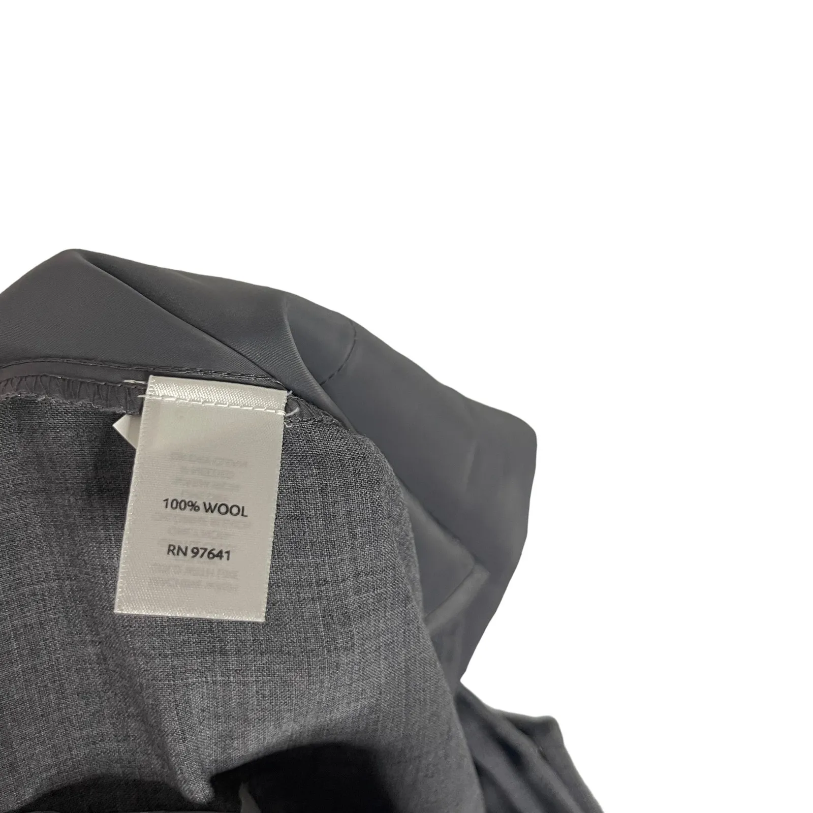 J. Jill Women's Size 10 Medium Grey 100% Wool Career‎ Slacks Pants Gray - Image 7