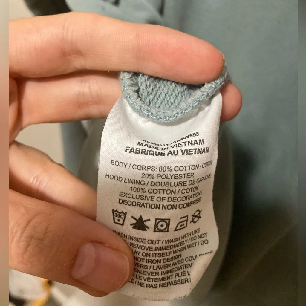 Nike  Women's Mint Green Cowl Neck Hoodie Size Medium - Image 4