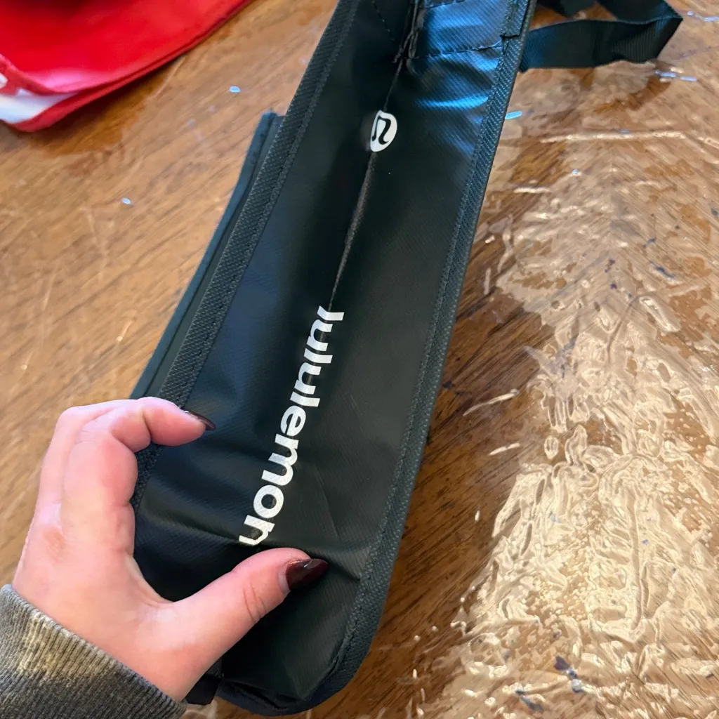 Lululemon Small Dark Green Bag - Image 3