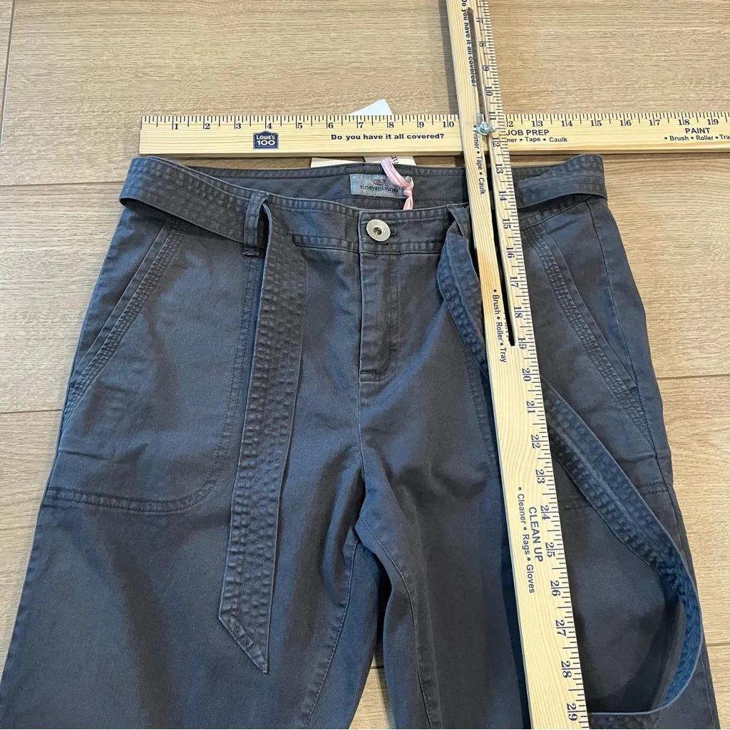 NWT Vineyard Vines Women’s High Waist Skinny Utility Pant Evening Sky Size 4 - Image 2