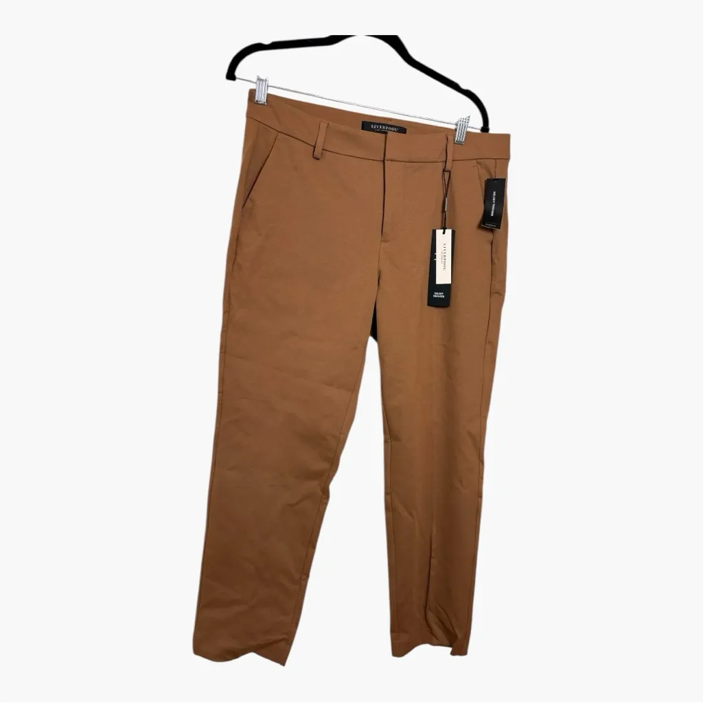 Liverpool Los Angeles Maple Brown Kelsey Straight Leg Work Trousers Size 10/30 - Image 2