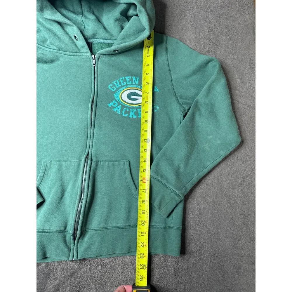 NFL Green Bay Packers Women’s Zip Hoodie – Green – Size Medium - Image 2