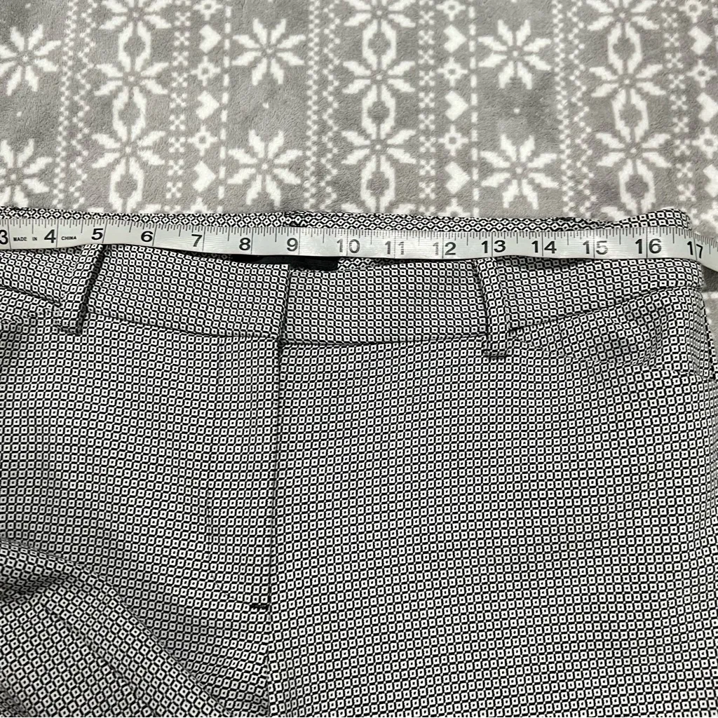 Talbots Hampshire Ankle‎ Dress Pants In Dobby Casual Workwear Career Wear Size 8 - Image 11