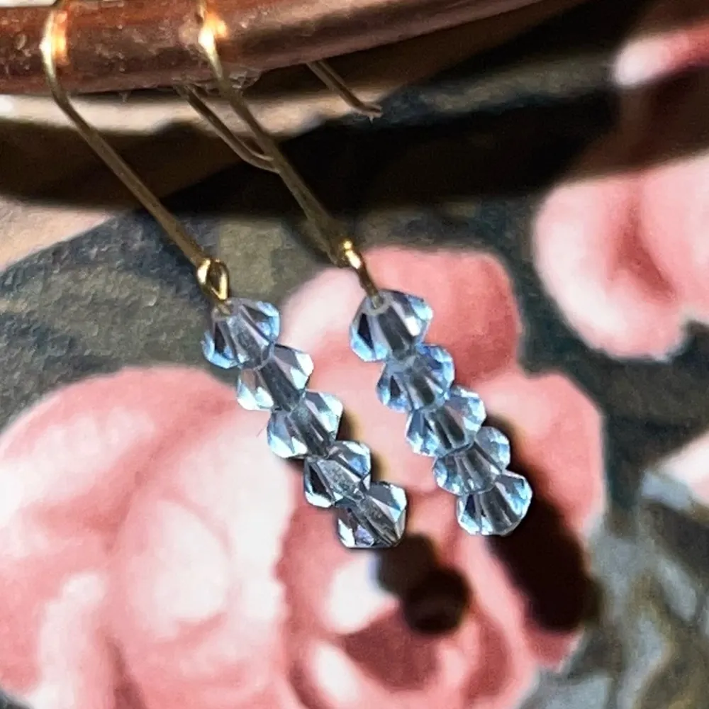 14K Gold Tanzanite Earrings - Image 3