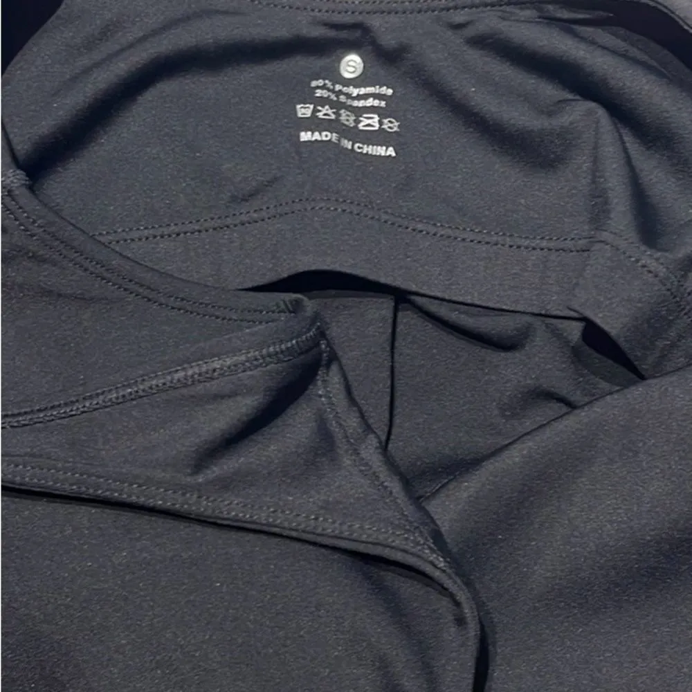 THE GYM PEOPLE Longline Sports Bra Size S Black New With Tags - Image 8