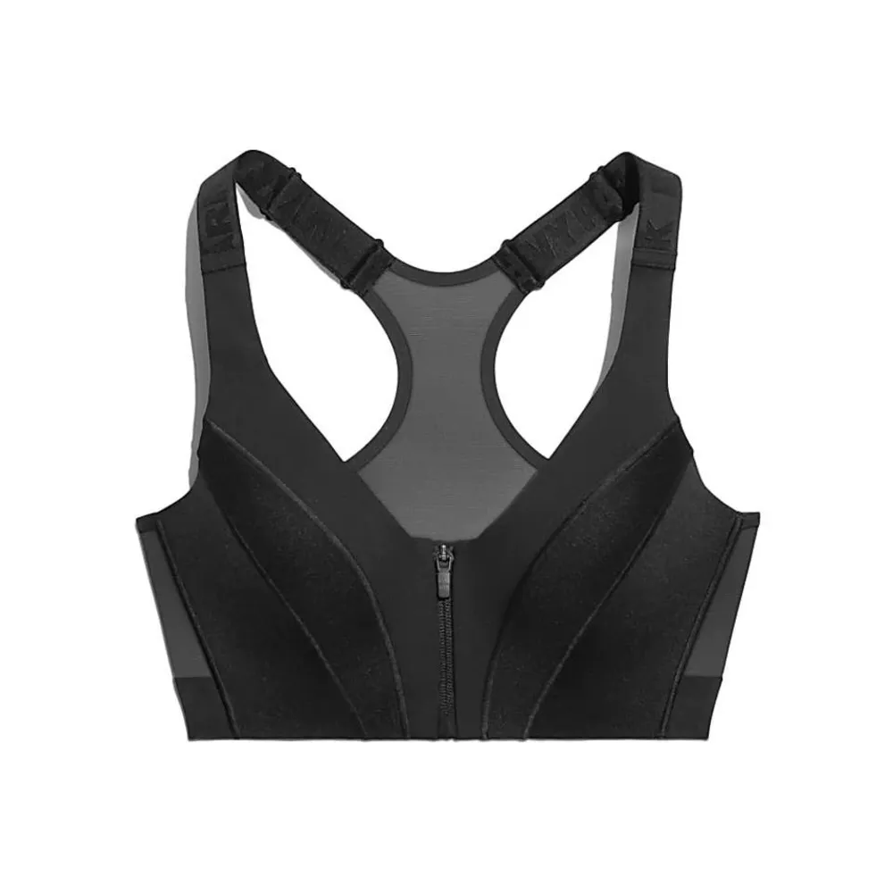 adidas Ivy Park Medium Support Black Zip Front Bra Bralette Racerback Size XS - Image 4
