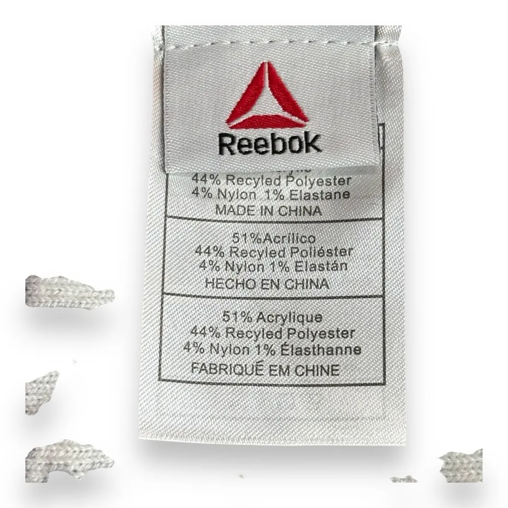 Reebok Rally Scarf  Red White Blue With Logo - Image 4