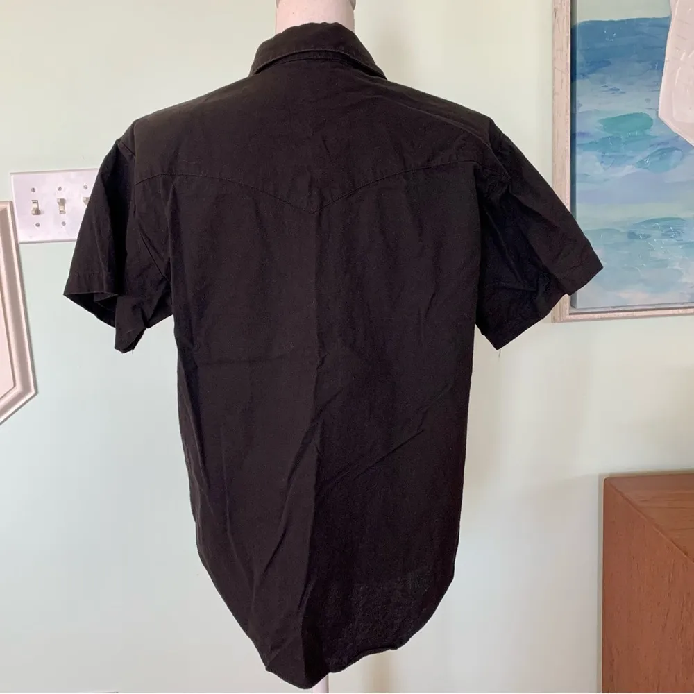 Ladies Vintage Panhandle Slim Embroidered Ethnic Button Down Shirt USA Large L - Image 5