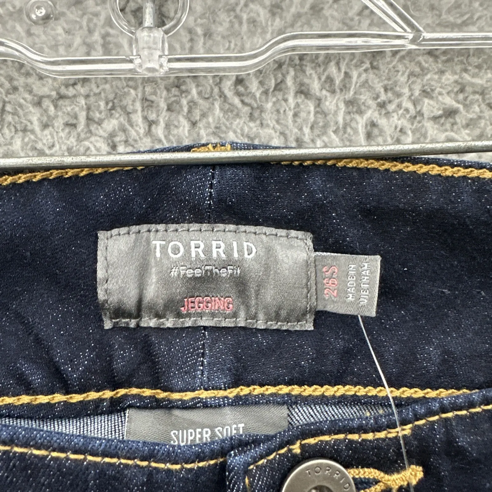 NWT Torrid Jeggings Skinny High Rise Jeans Stretch Preppy‎ Women's 26 Short x 26 - Image 4