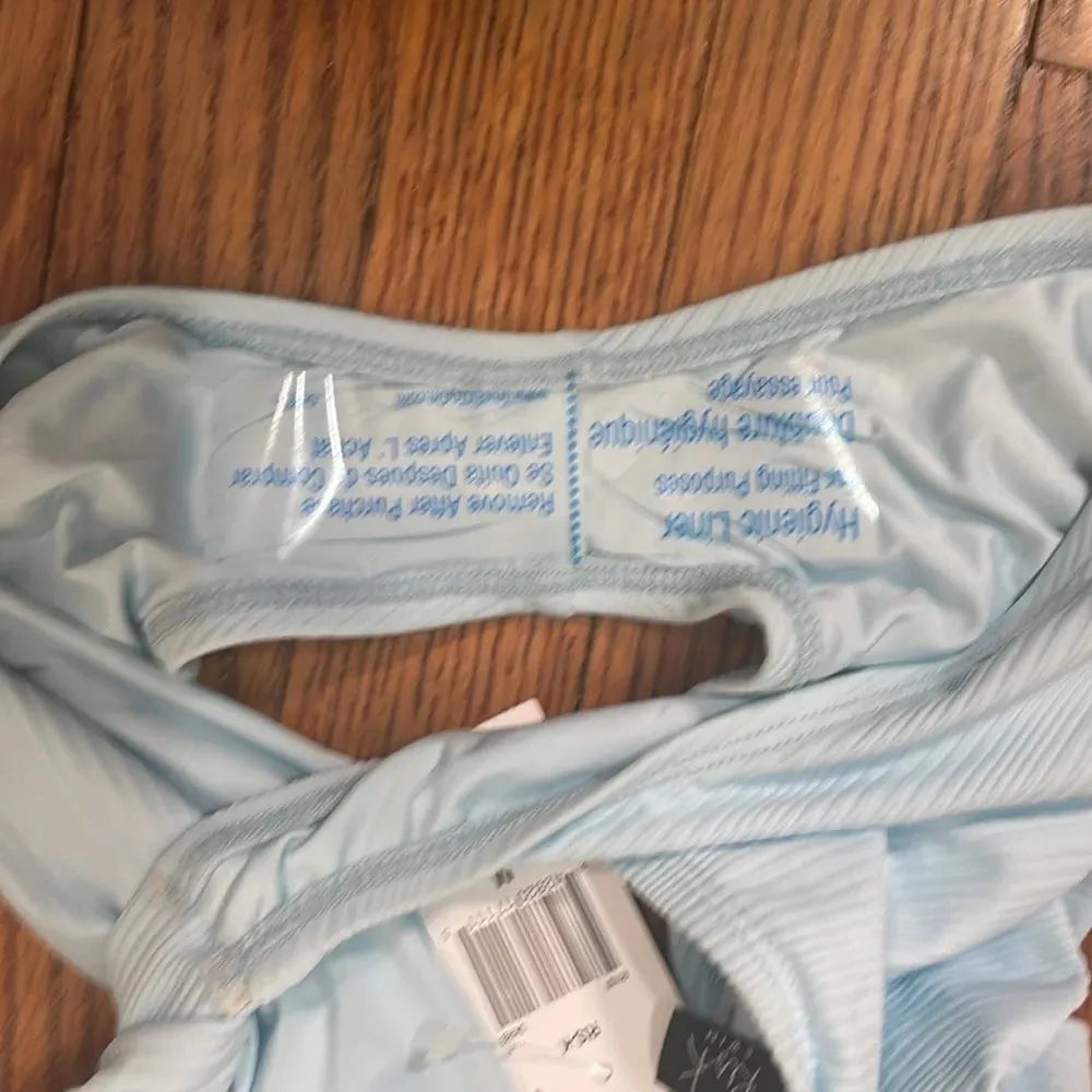 Ris-k‎ Lunar One-Piece Swimsuit Women's Swimsuit light Blue size M NWT - Image 8