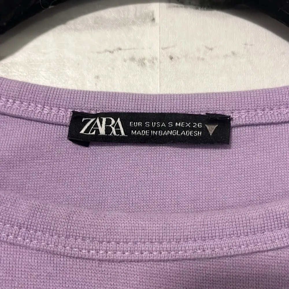 ZARA Purple Crop Top | Size: S - Image 4