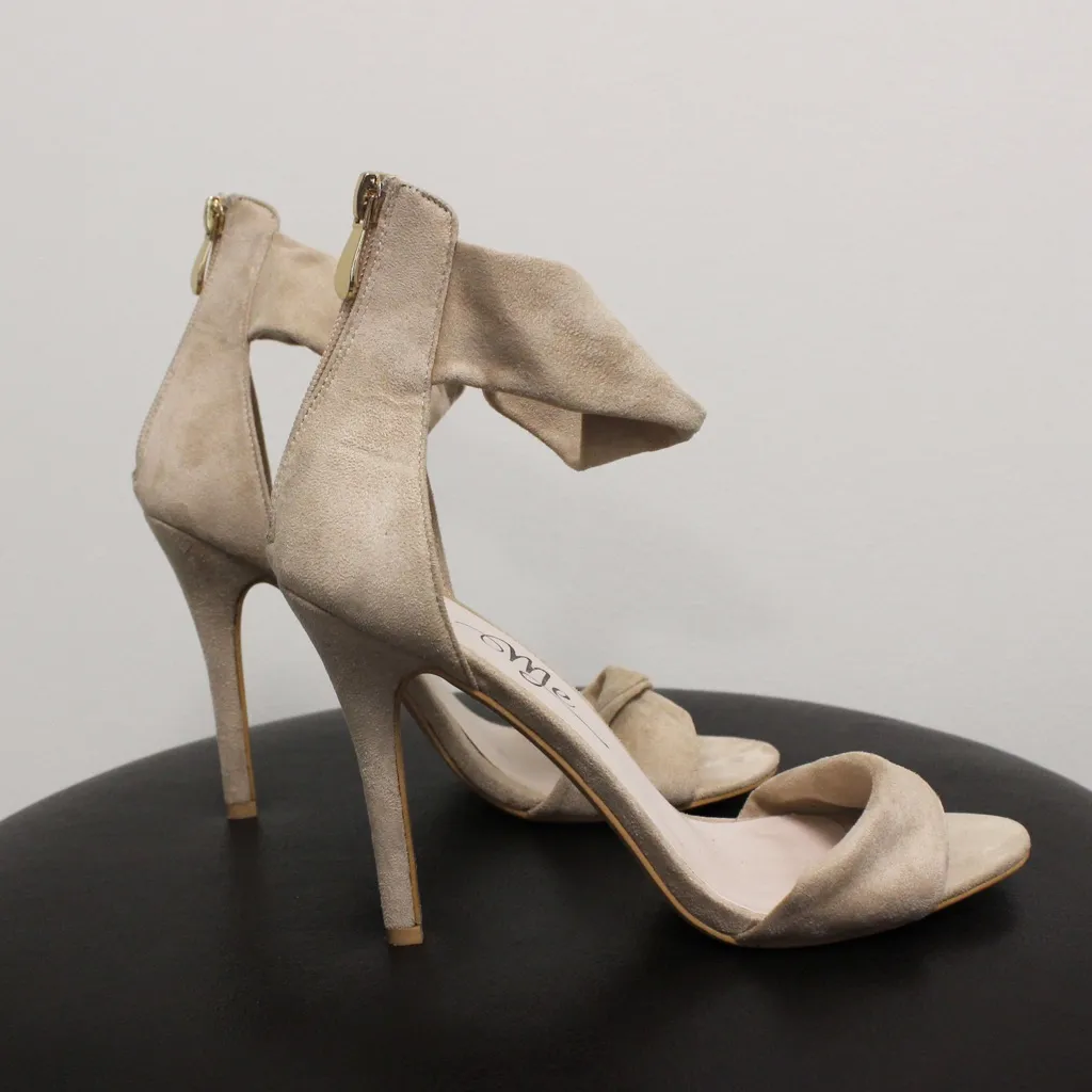 Nude So Me Strap Heels 8.5 4” Heels - Image 3