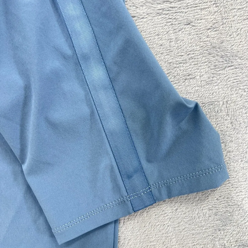 Athleta Nolita Slim Tapered Crop Pants  Light Blue‎ Women 14 Pockets Relaxed Fit - Image 12