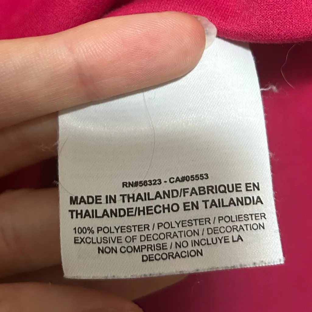 Nike Magenta Hoodie Sweatshirt • Size Large • Athleisure / Sporty Classic - Image 4