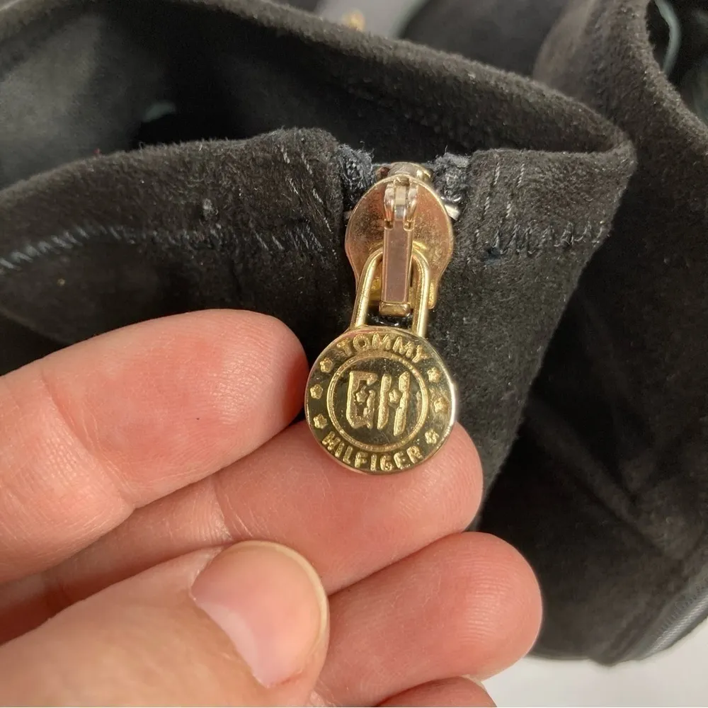 Gi Gi‎ Hadid Tommy Hilfiger black boots size 9.5 - Image 13