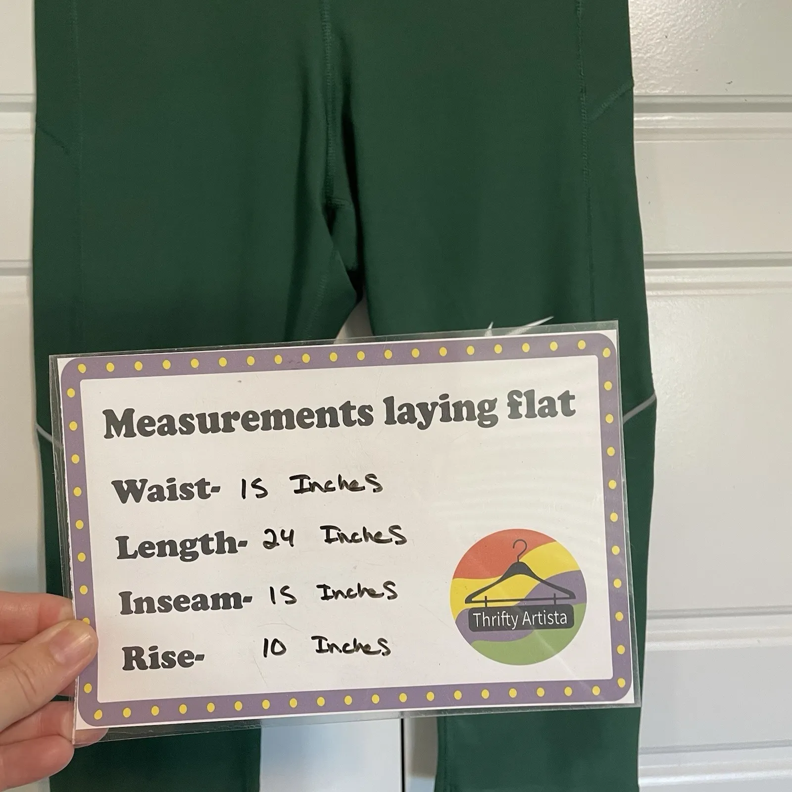 Nike Dri-FIT Running Crop Leggings Womens‎ Green Athletic Activewear Womens Med - Image 2