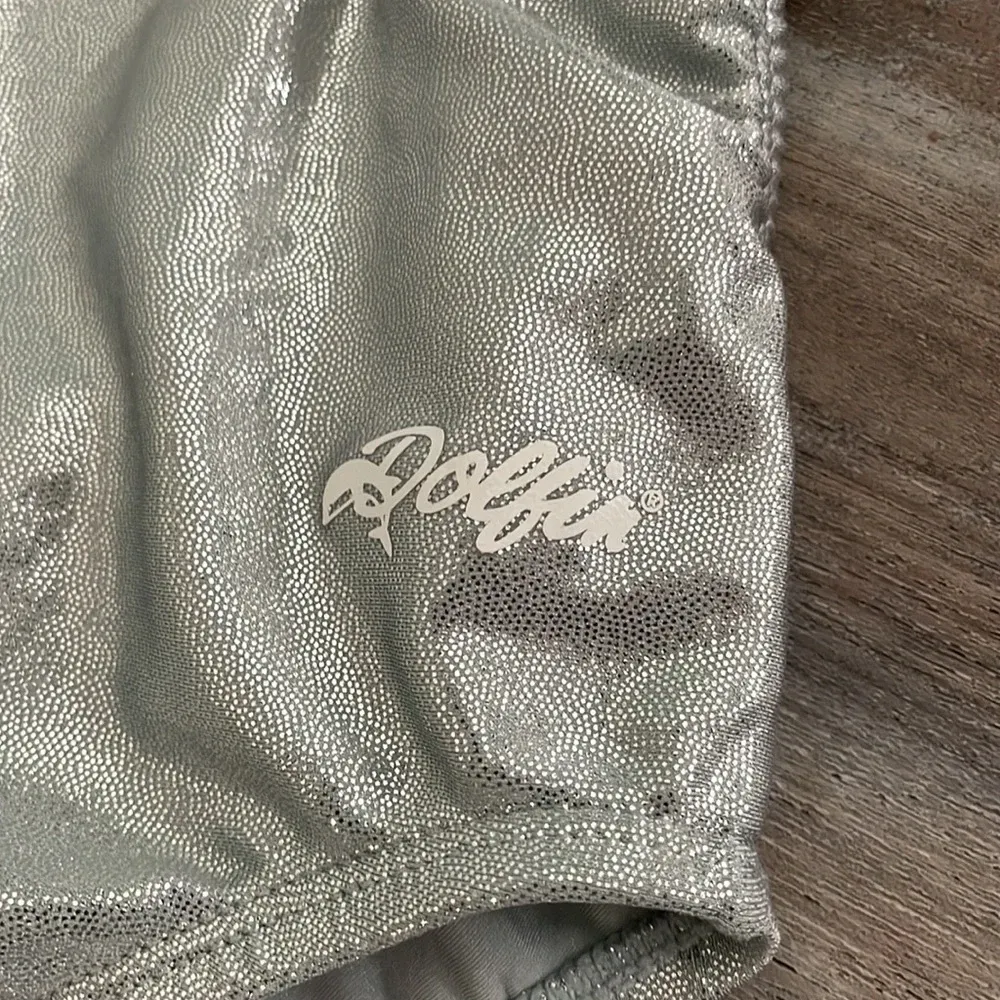 Dolfin  Silver Metallic One Piece Training Swimsuit - Image 4