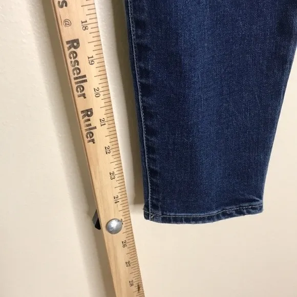 Lucky brand ladies dark denim low rise skinny Lolita jeans size 28 - Image 7