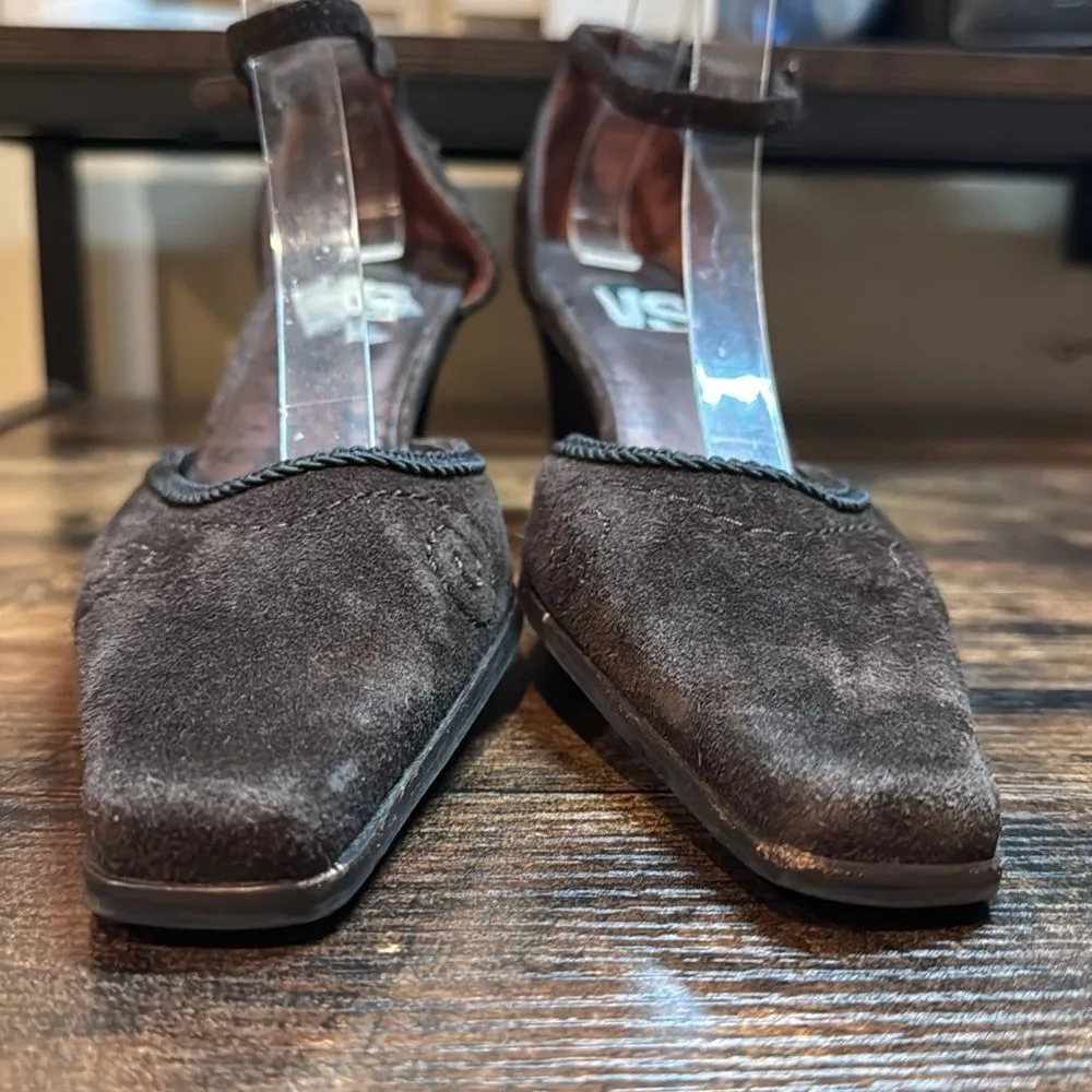 Victoria’s Secret Brown Suede Heels Size 7 - Image 3