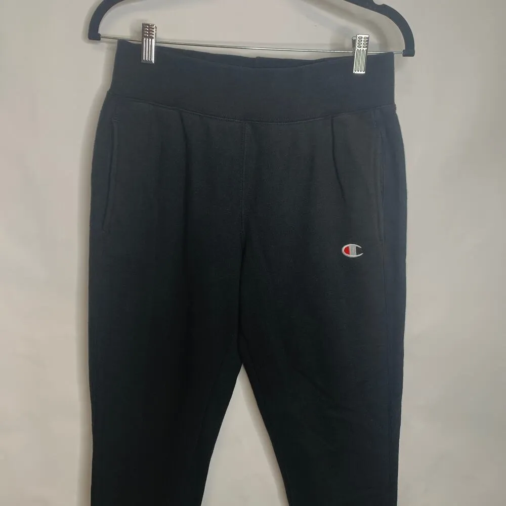 Champion Black Joggers Reverse Weave Sz Medium - Image 7