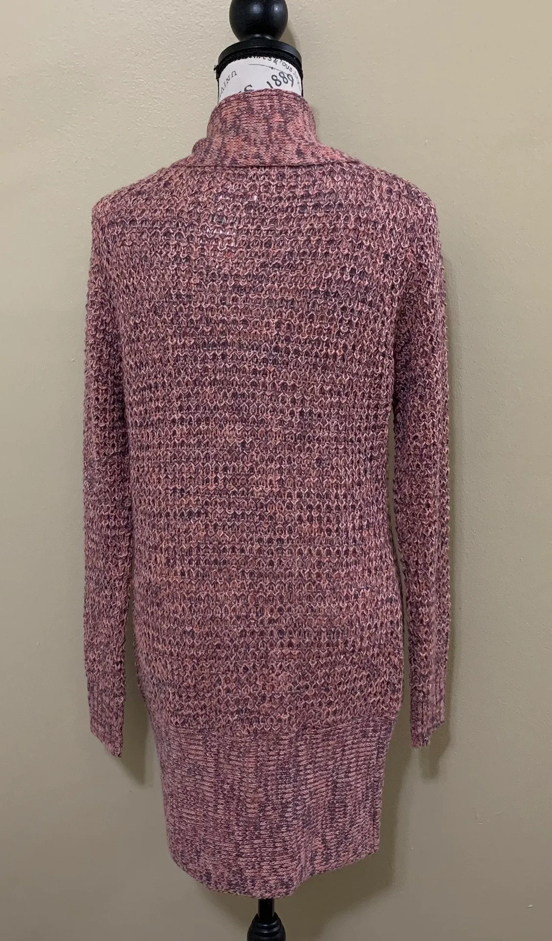 Purple Cacoon Open Cardigan - Image 8