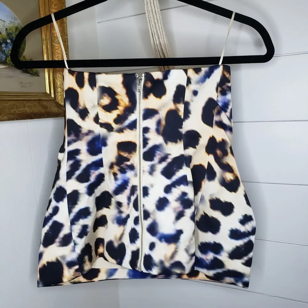 Cameo The Label NWT Leopard Play With Fire Bustier XS - Image 4