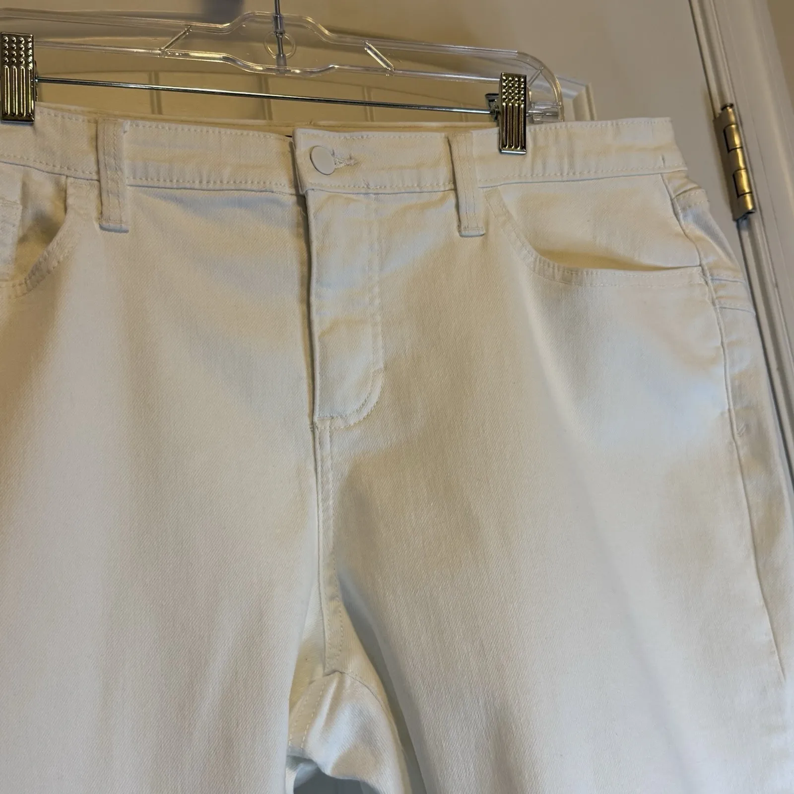 Bold Elements Women's White Denim Plus Size 18 Butt Lifter Jegging‎ Jeans Pant # - Image 4