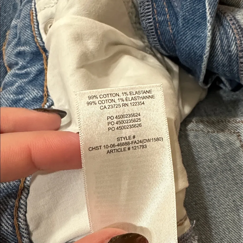 Aritzia Denim Forum Rowan Curve-fit Super Hi Straight Ankle Jean 121793 size 31 - Image 6