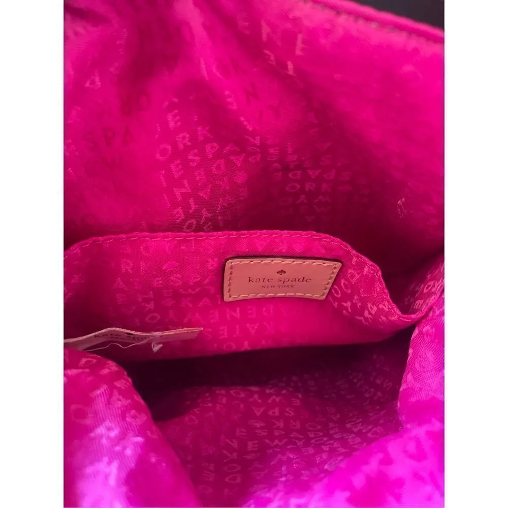 Kate Spade New York Kennedy Park Tess Crossbody Bag Black Nylon Leather - Image 6