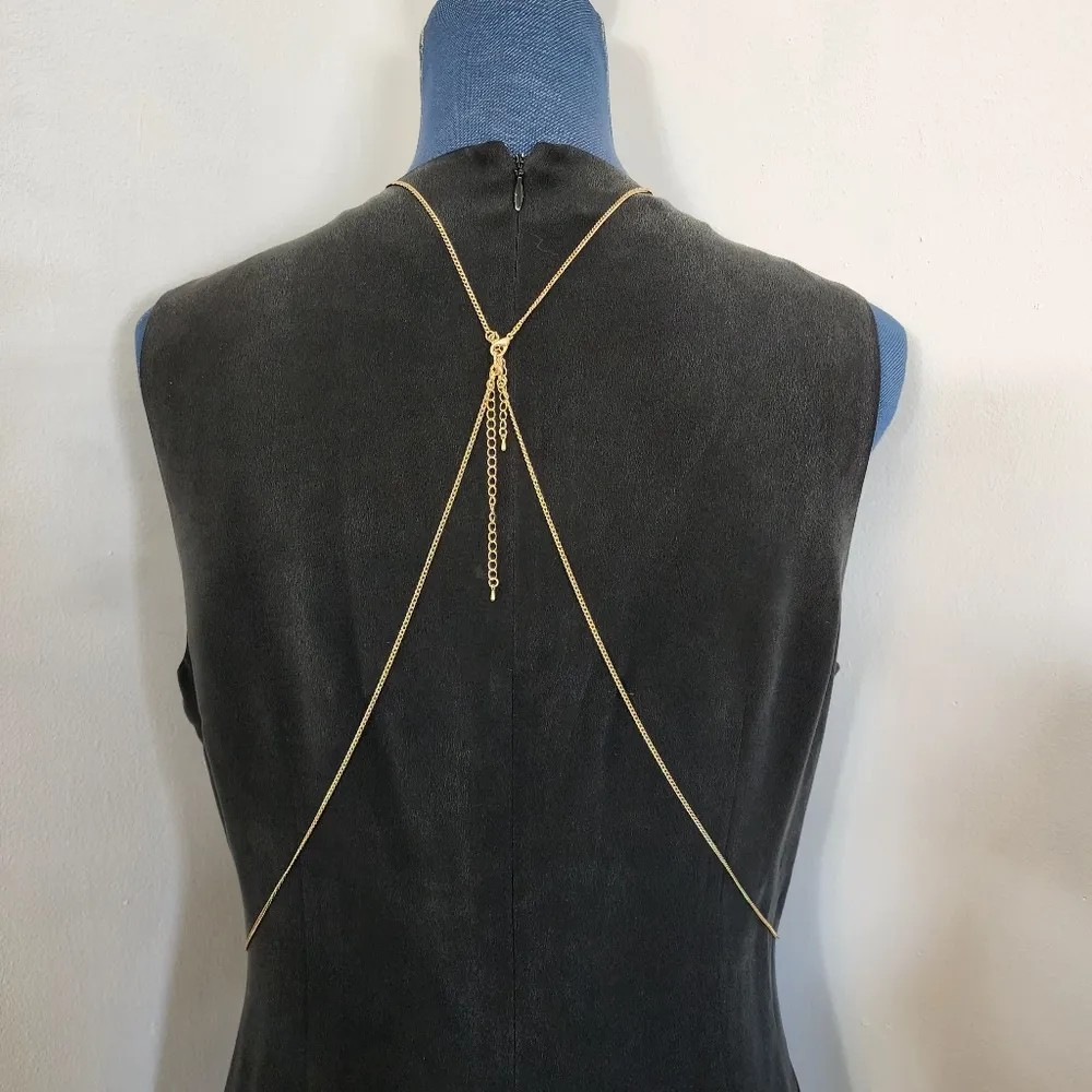 Simple Sexy Gold Adjustable Body Chain - Image 4