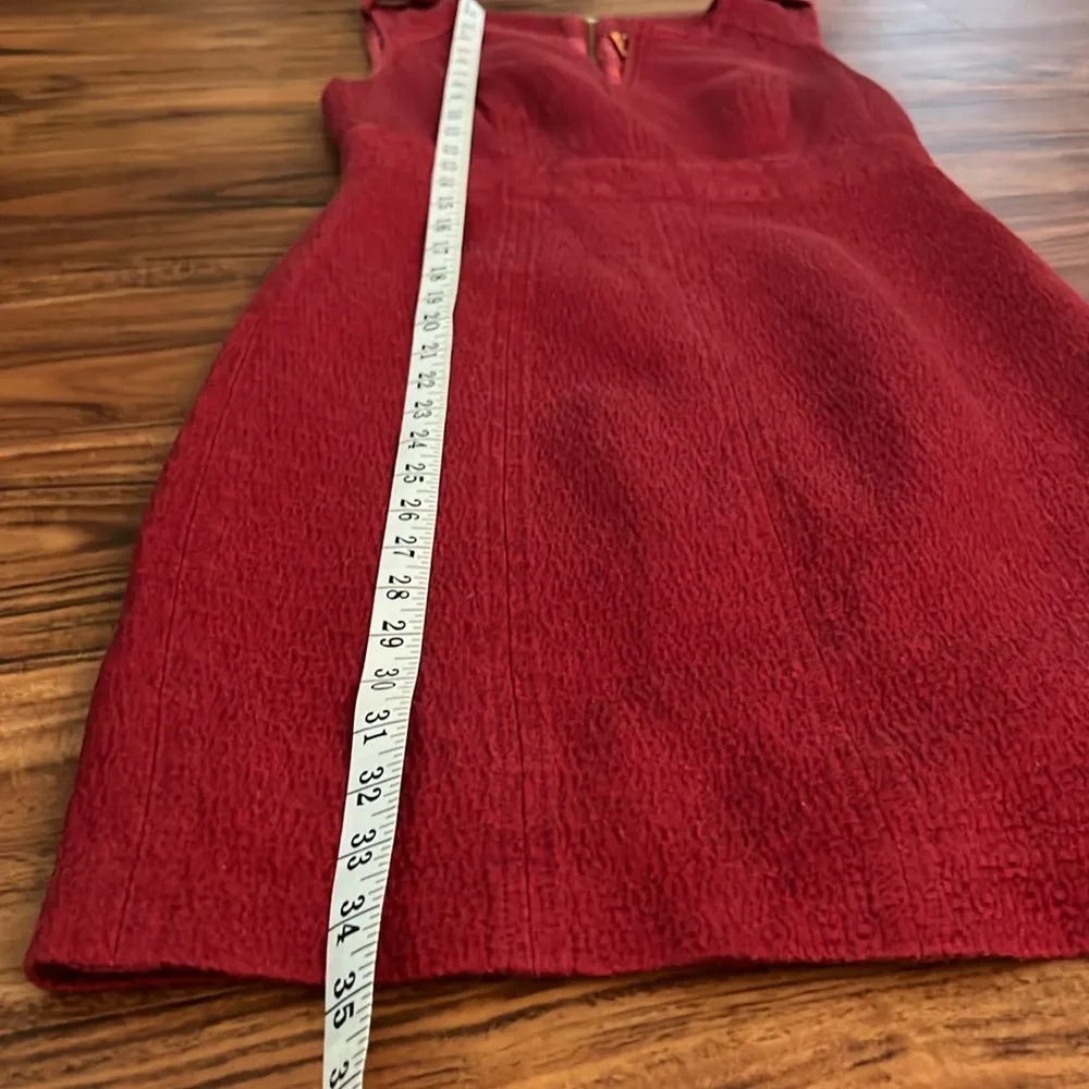 Tory Burch V Neck Red A-line dress Size 4 - Image 7