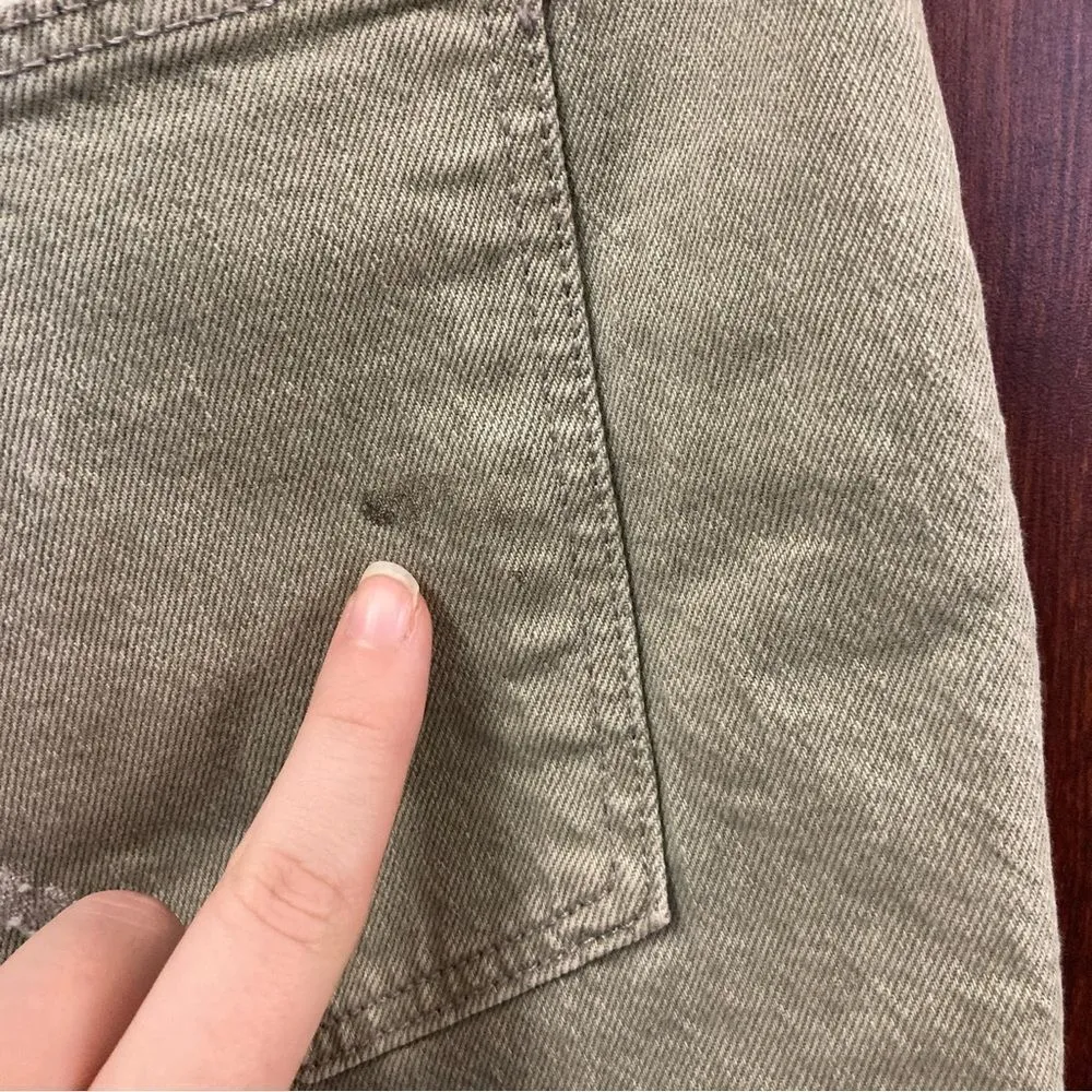 UNIVERSAL THREAD Gray Vintage Midi Shorts Raw Hem Size 10 - Image 4