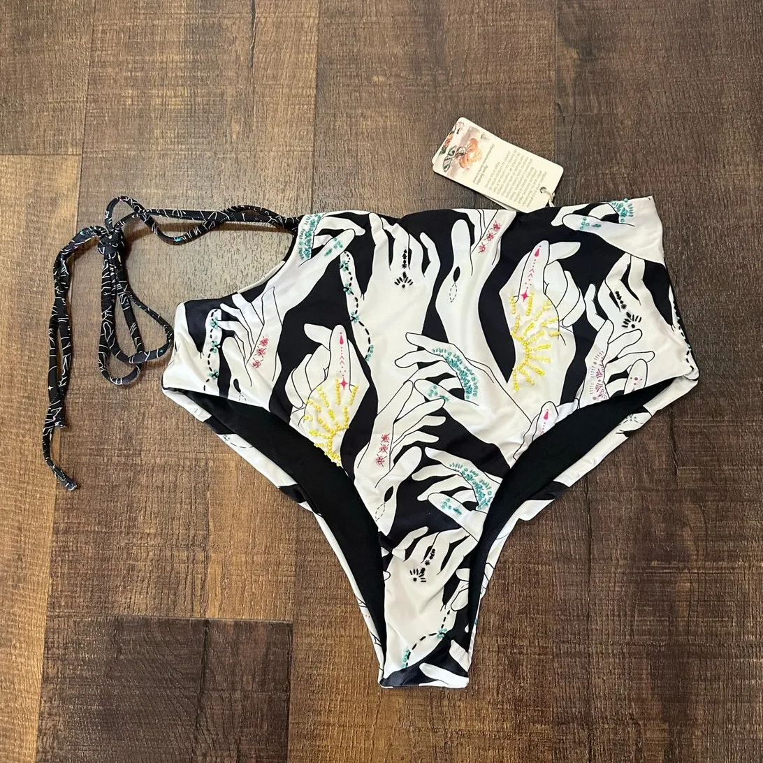 NWT Agua Bendita Glenda Bikini Bottom Size Medium - Image 3