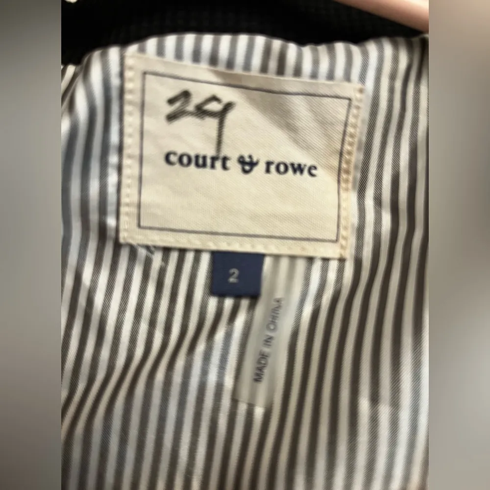 Court & Rowe Stretch Waffle Knit Blazer In Rich Black nwt Size 2 - Image 4