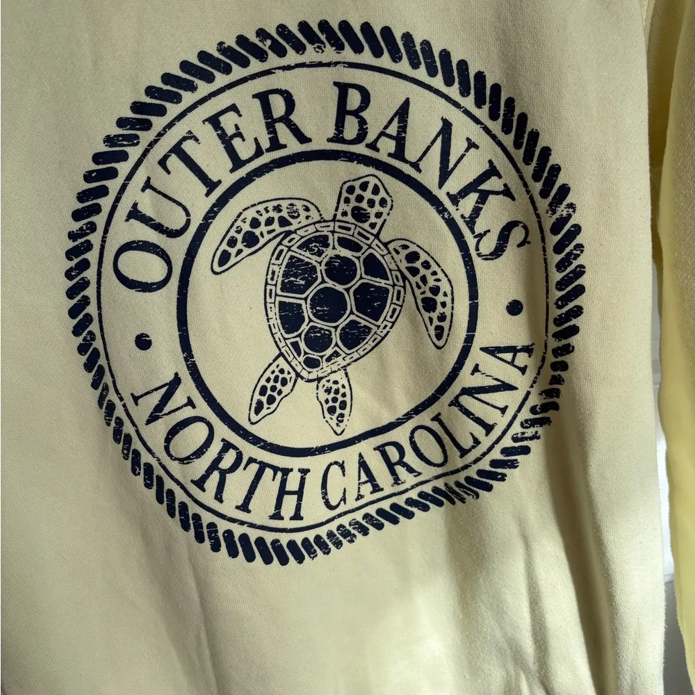 OBX NC Sweatshirt Yellow - Image 2