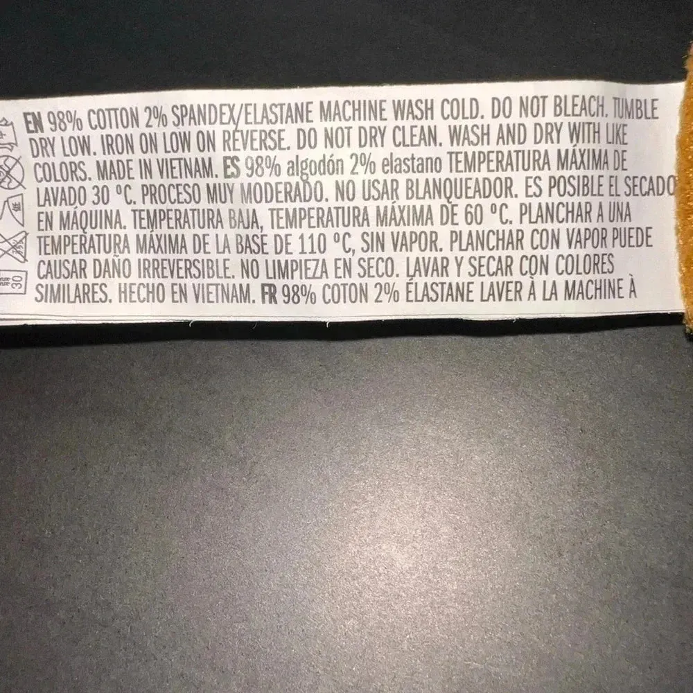 Forever 21 Orange Corduroy Mini Skirt S Button Front A-Line 90s Y2K Retro - Image 6