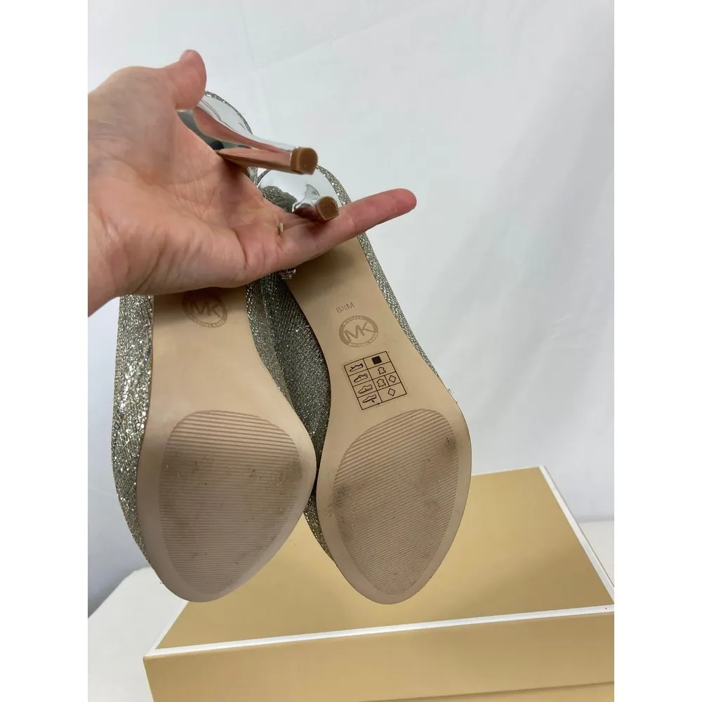 Michael Michael Kors Women’s York Peep Toe Pump Size 8.5M - Image 7